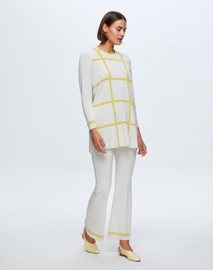 MissDalida 6003 Yellow Triko Tunik