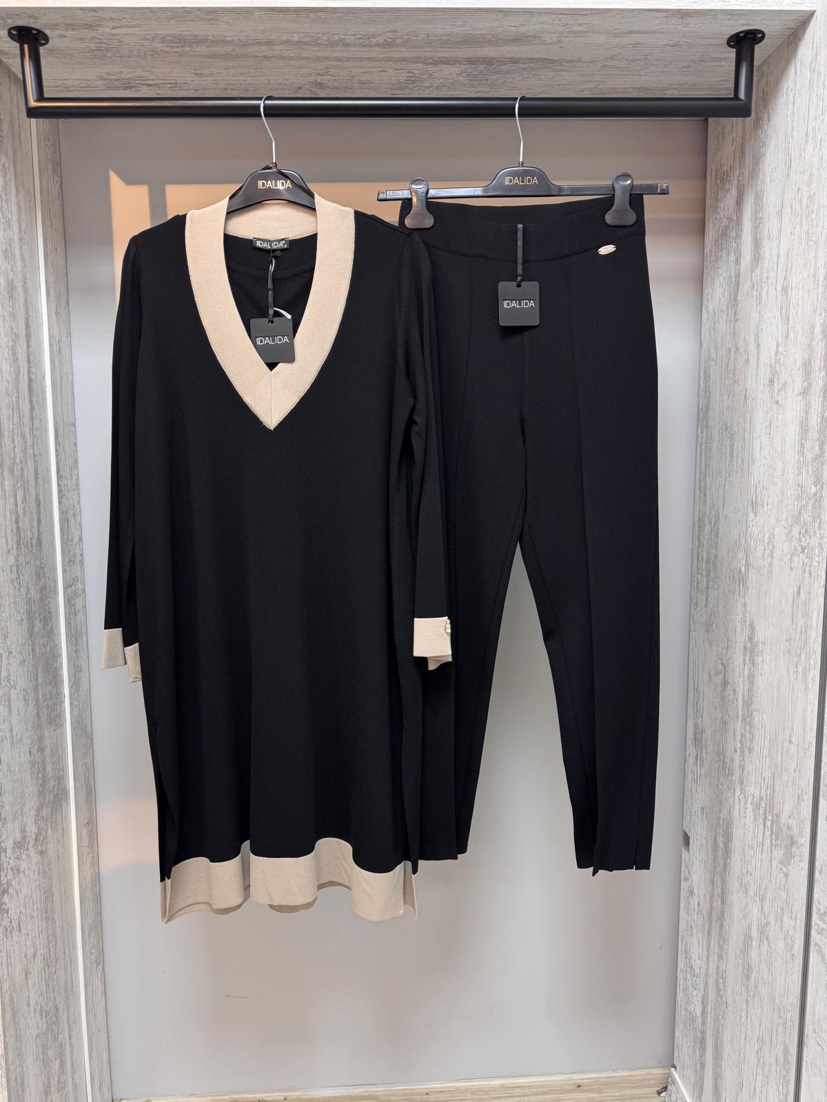 Missdalida 6006 Black Merserize Tunik