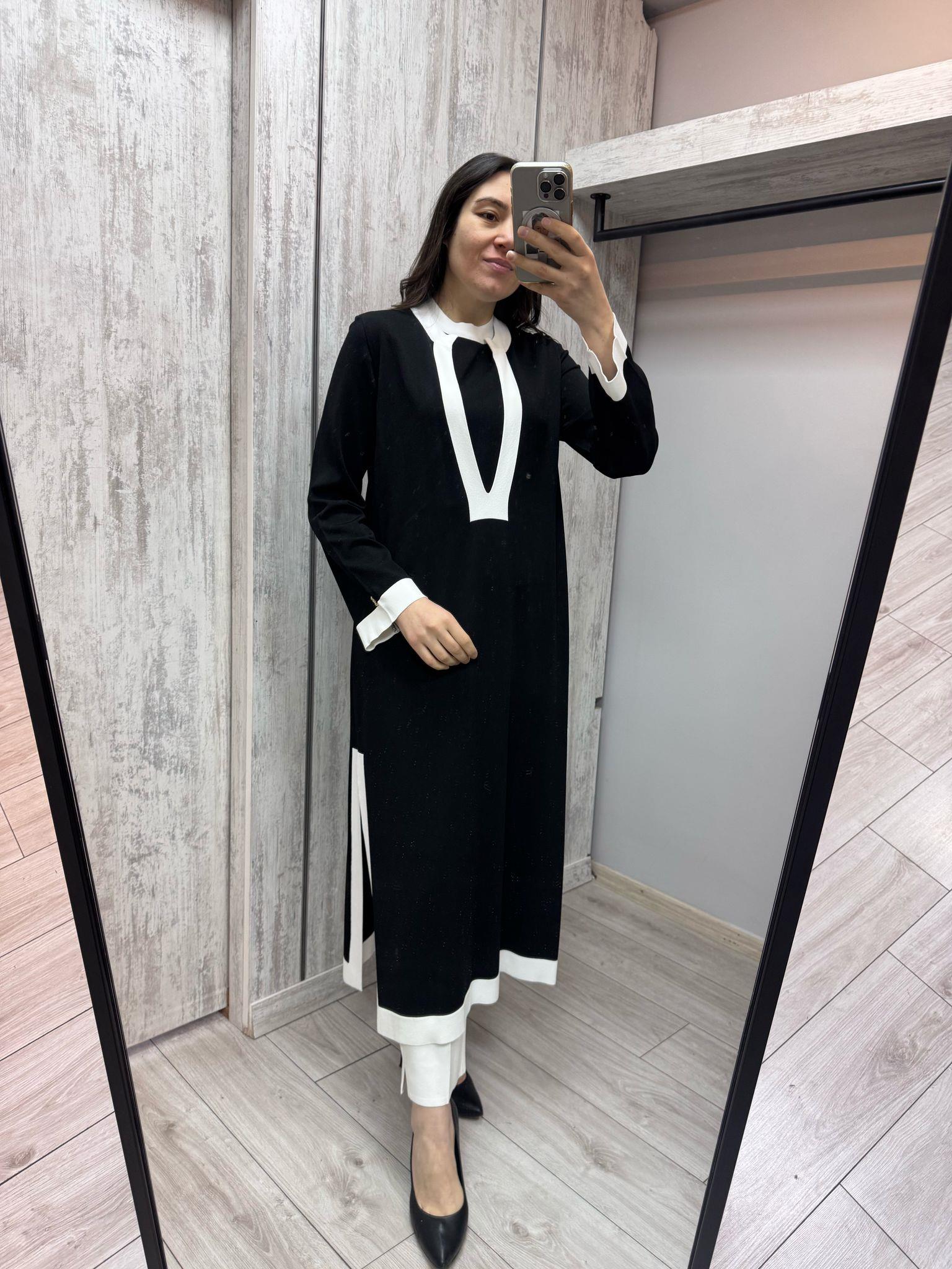 Missdalida 6007 Black Merserize Tunik