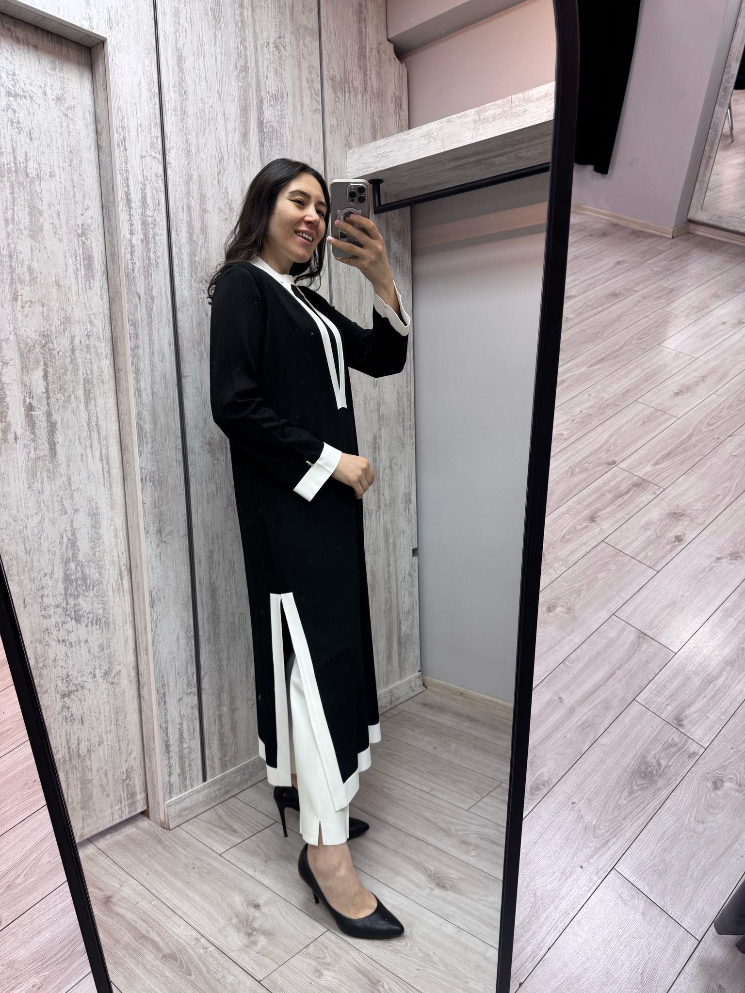 Missdalida 6007 Black Merserize Tunik