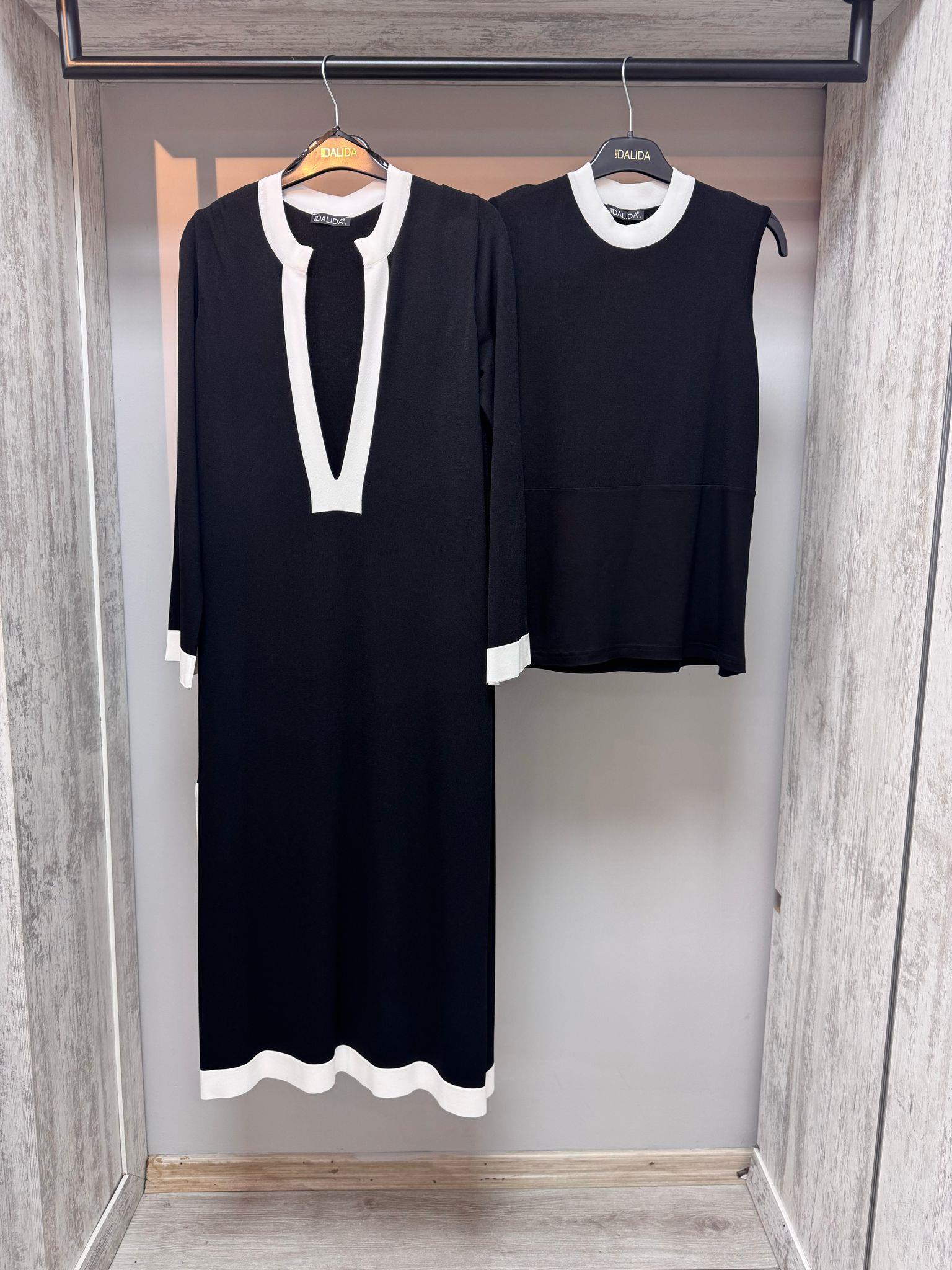 Missdalida 6007 Black Merserize Tunik