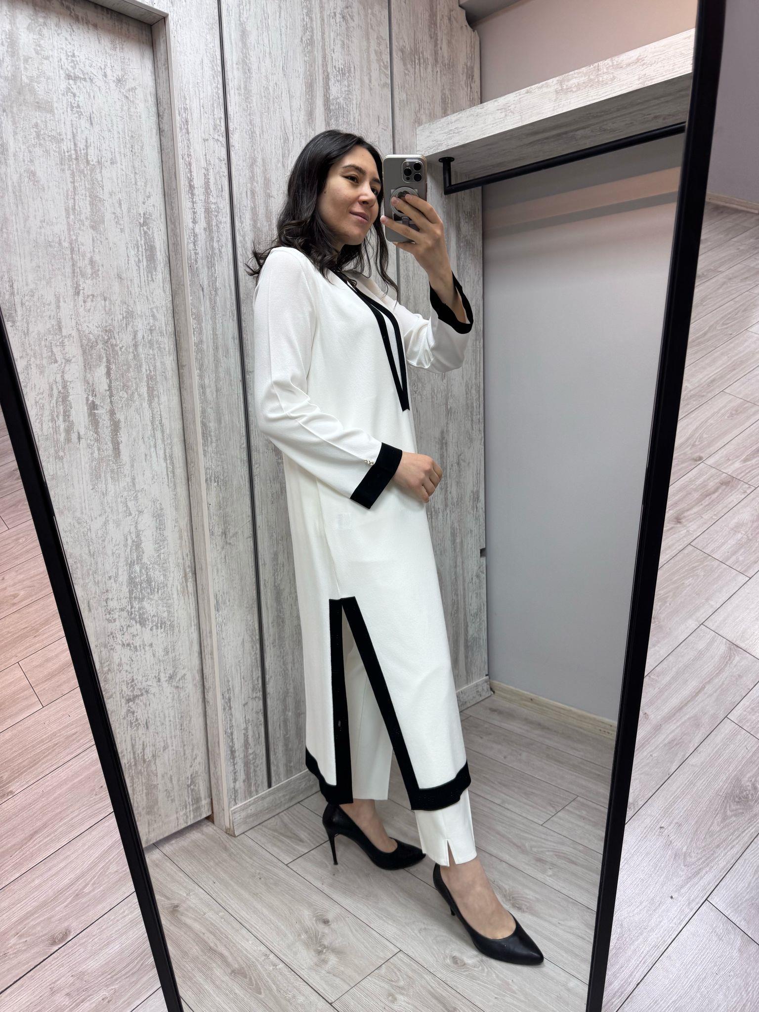 Missdalida 6007 Ecru Merserize Tunik
