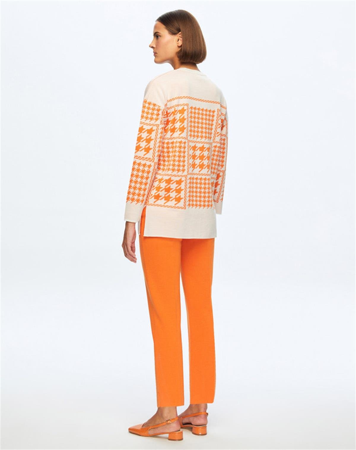 MissDalida 6014 Orange Triko Tunik