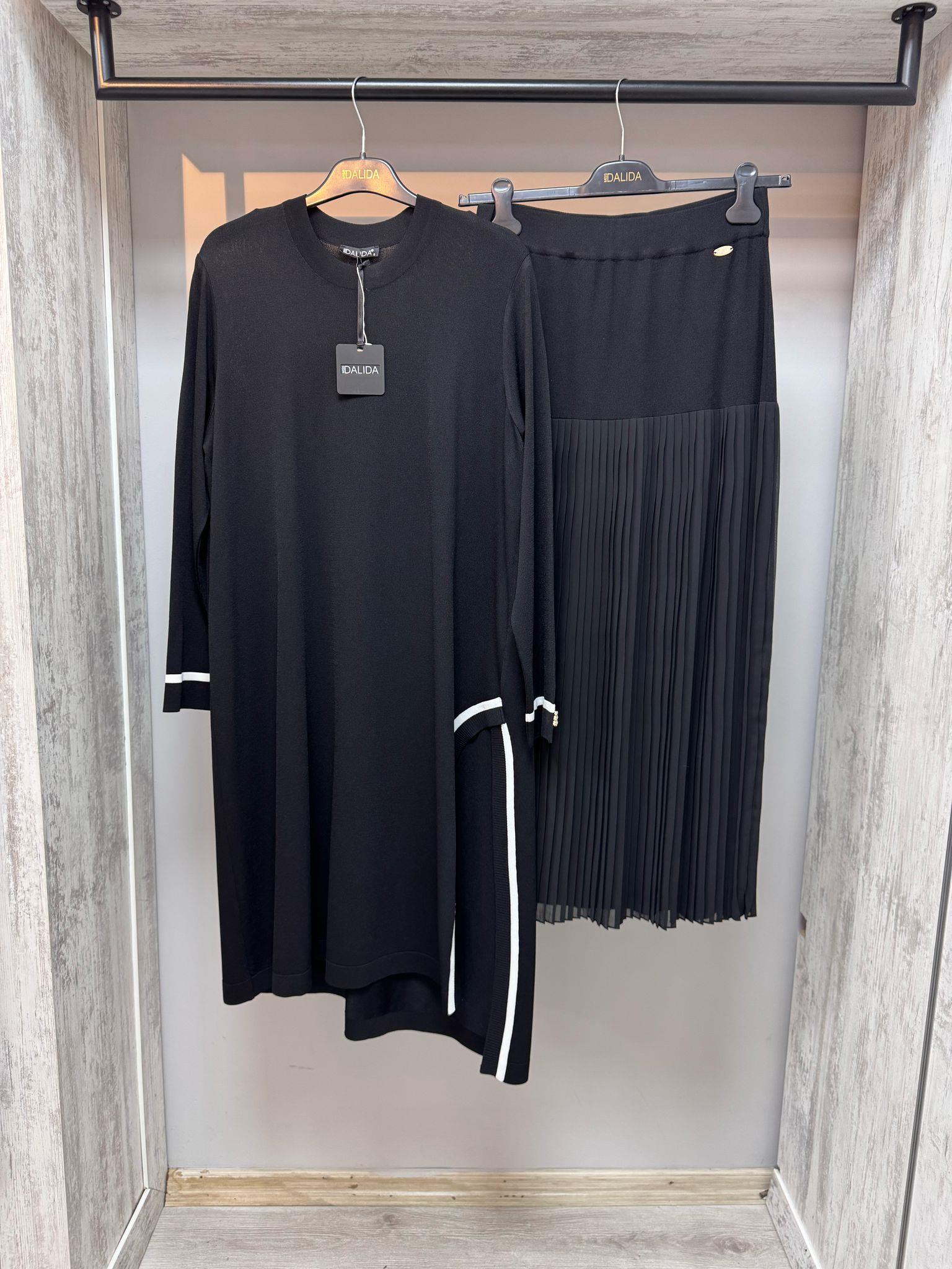 Missdalida 6015 Black Merserize Tunik