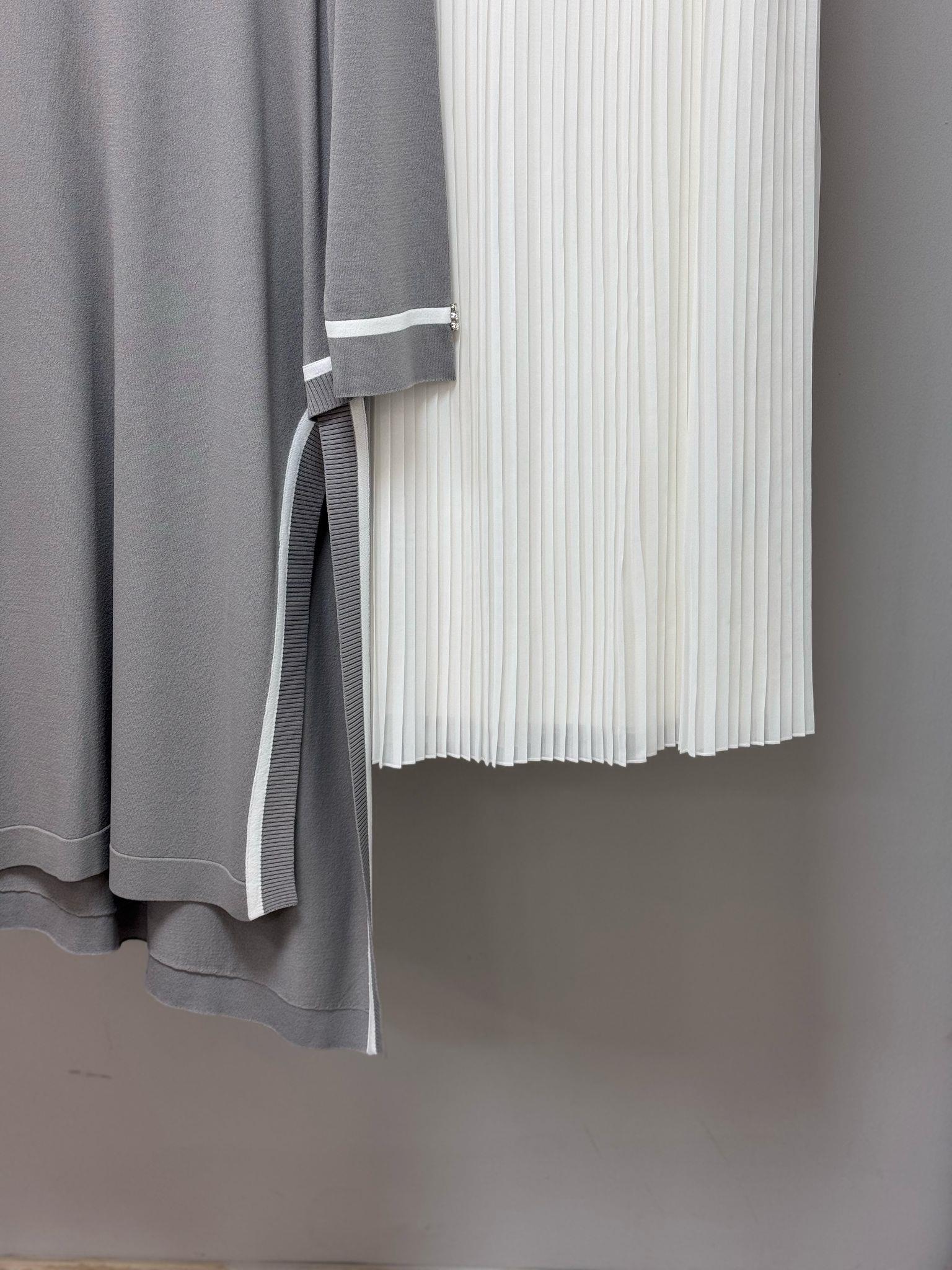 Missdalida 6015 Grey Merserize Tunik
