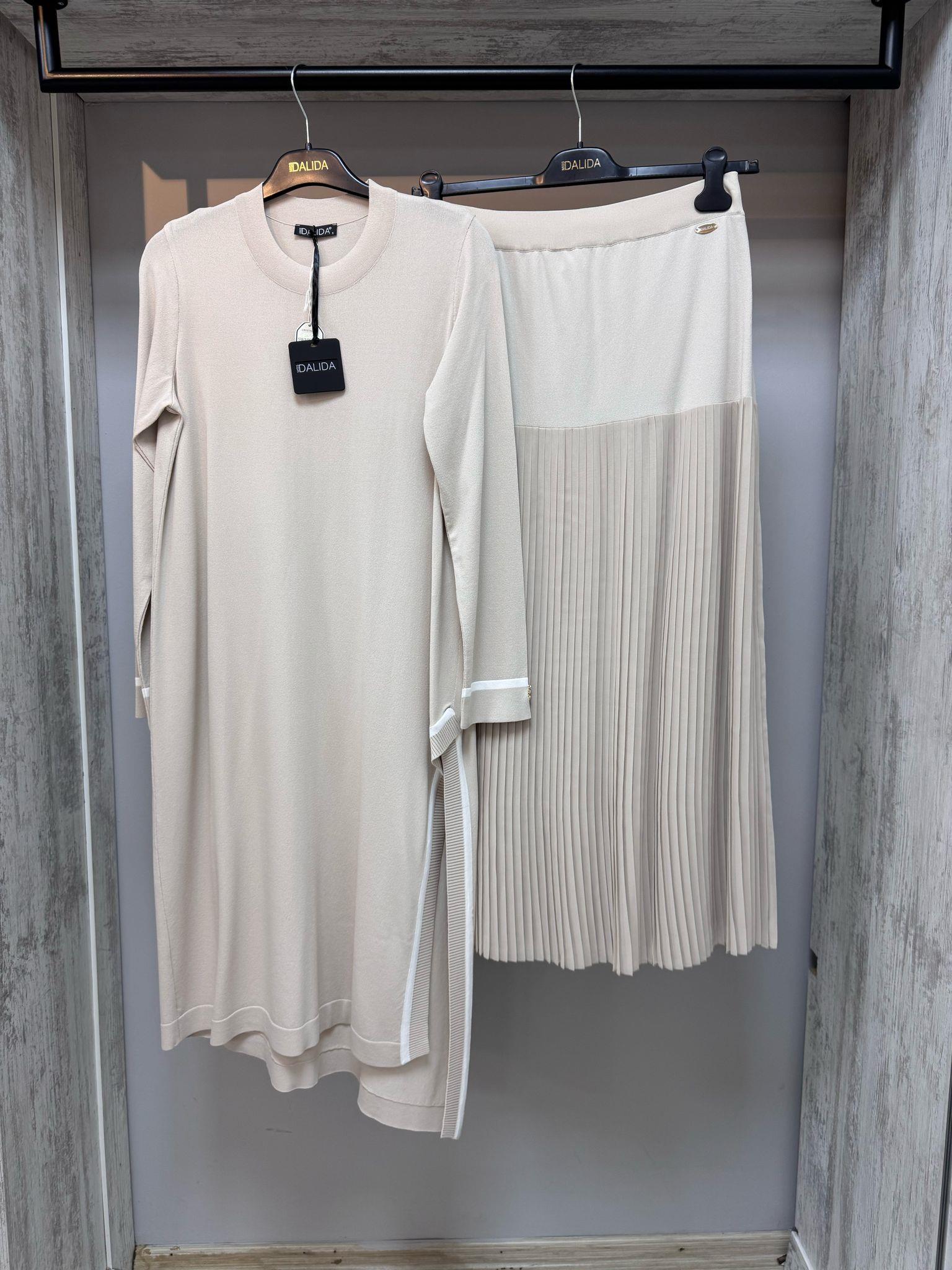 Missdalida 6015 Sand Merserize Tunik