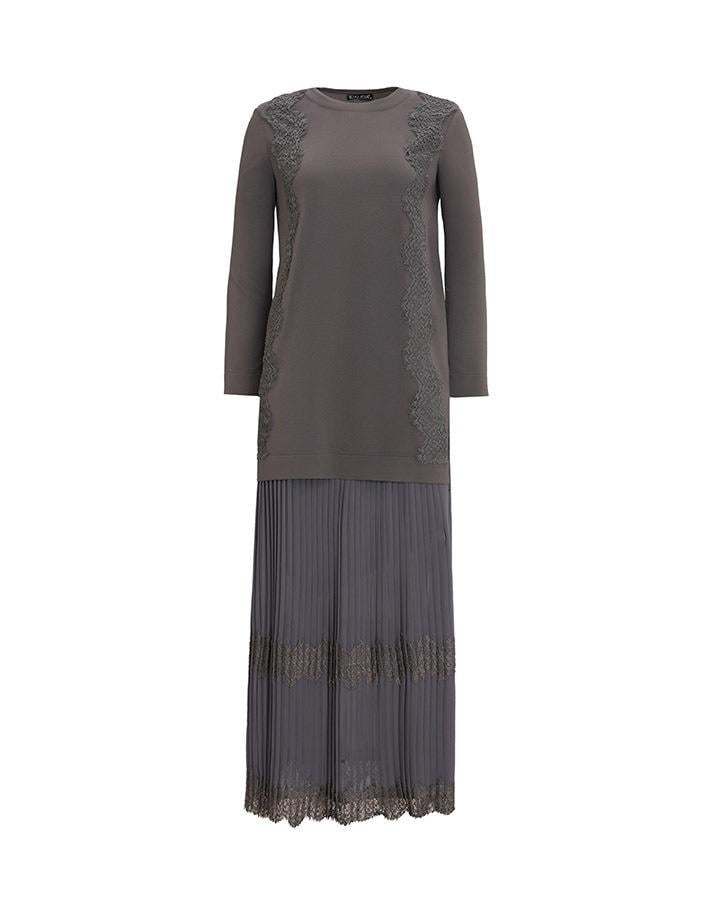 Missdalida 6034 Antrasit Merserize Tunik