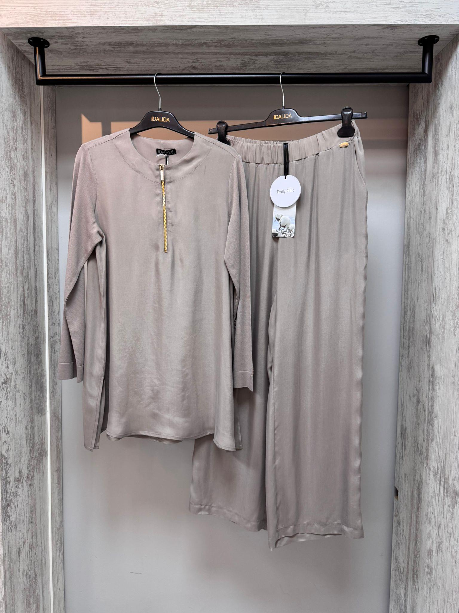 Missdalida 6061 Mink İpek Bluz