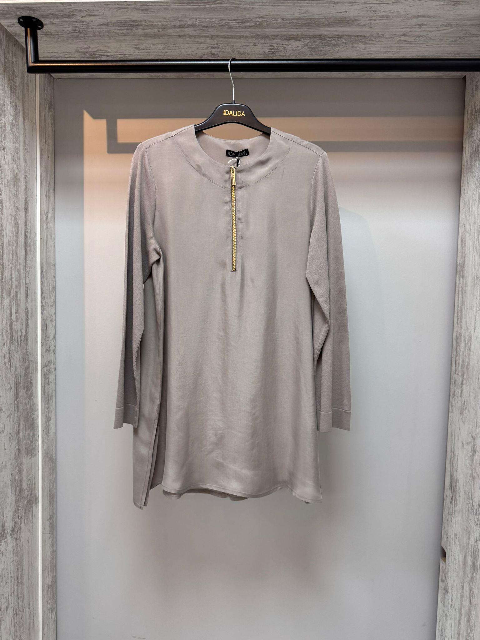 Missdalida 6061 Mink İpek Bluz