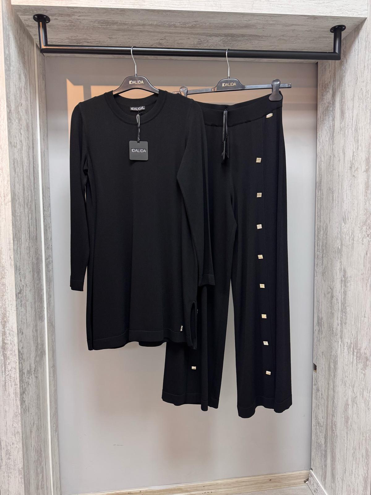 Missdalida 7004 Black Merserize Pantolon