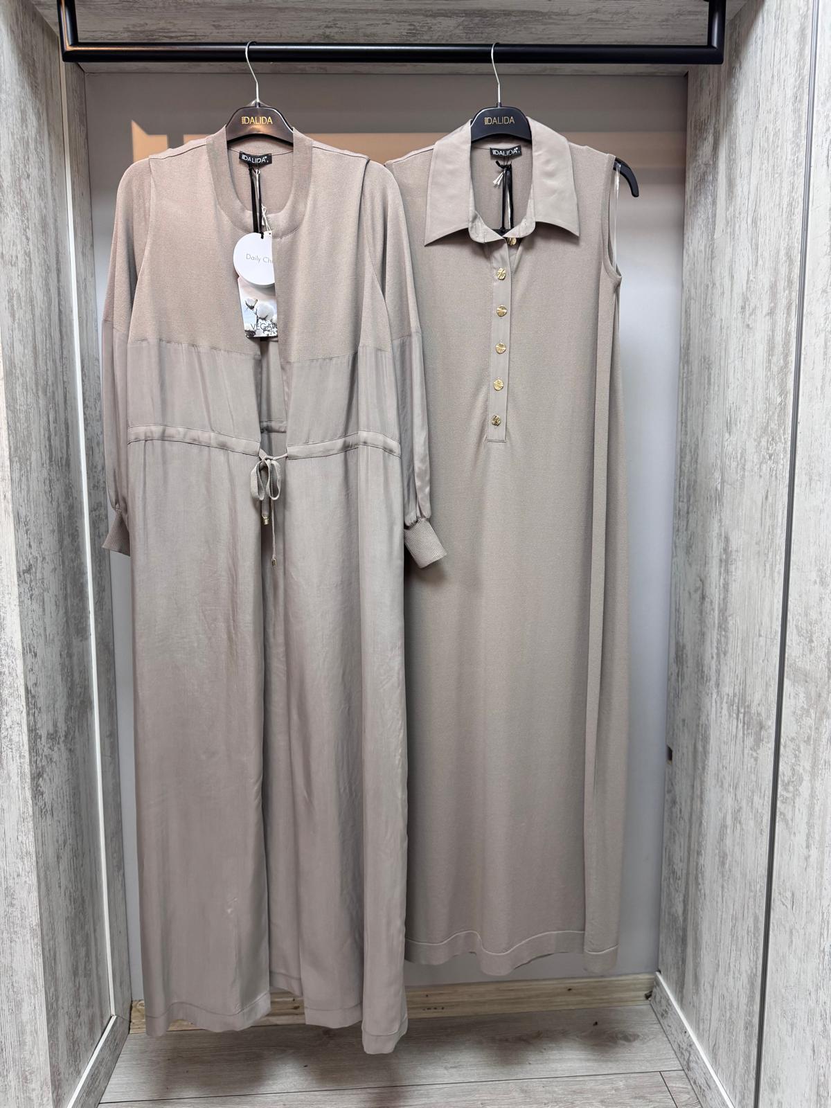 Missdalida 8002 Mink İpek Merserize Ceket