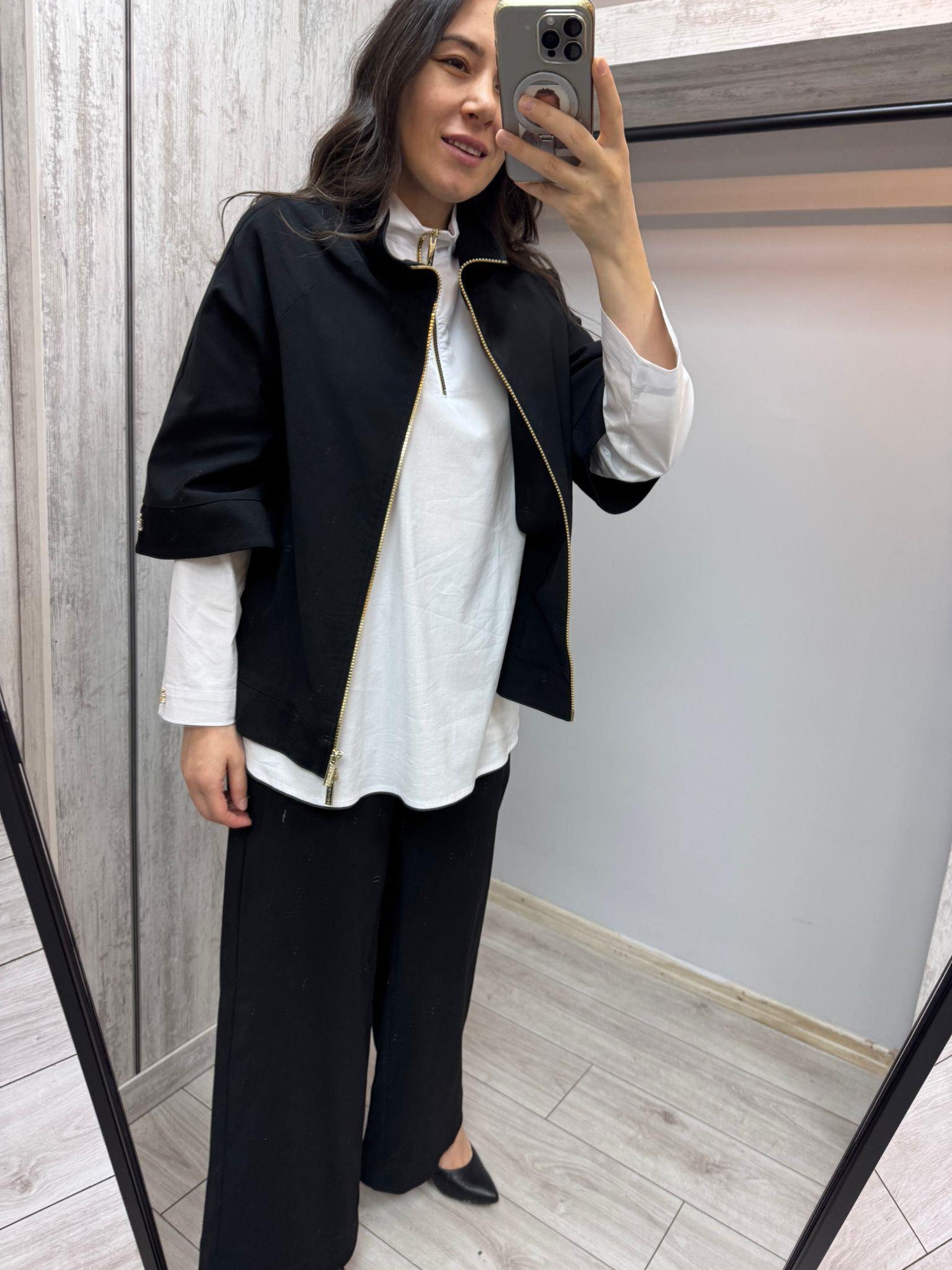 Missdalida 8203 Black Kumaş Ceket