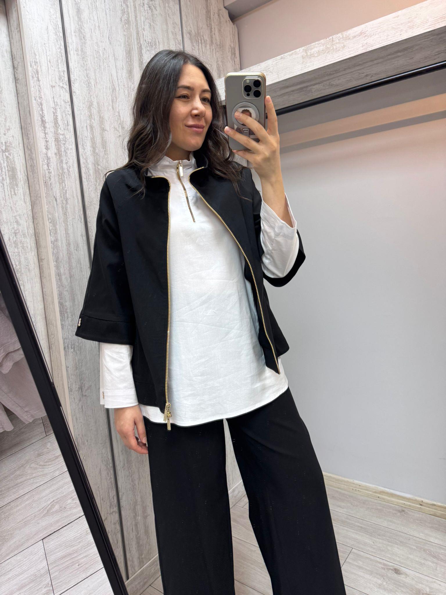 Missdalida 8203 Black Kumaş Ceket