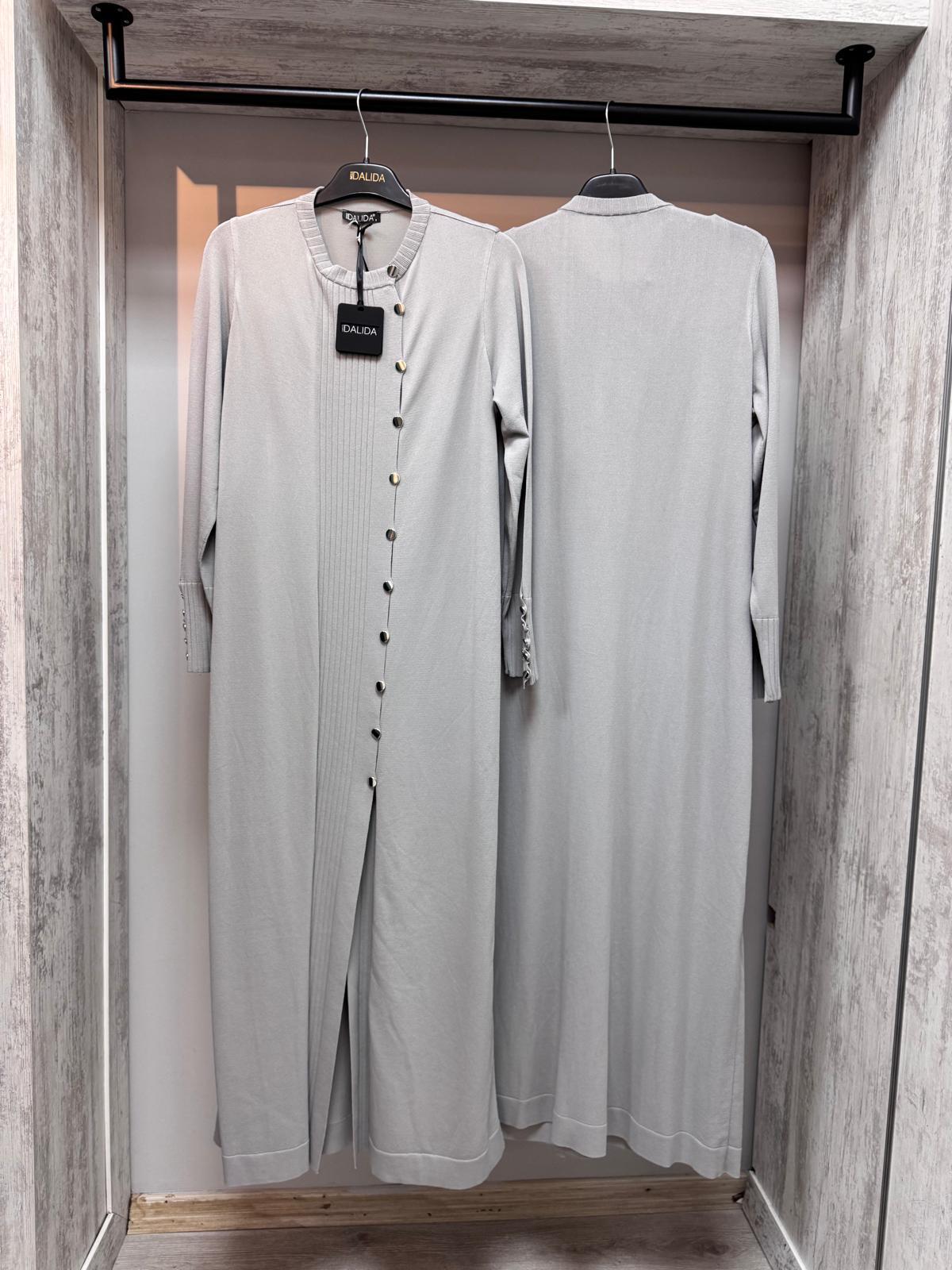 Missdalida 9020 Grey Merserize Ceket 
