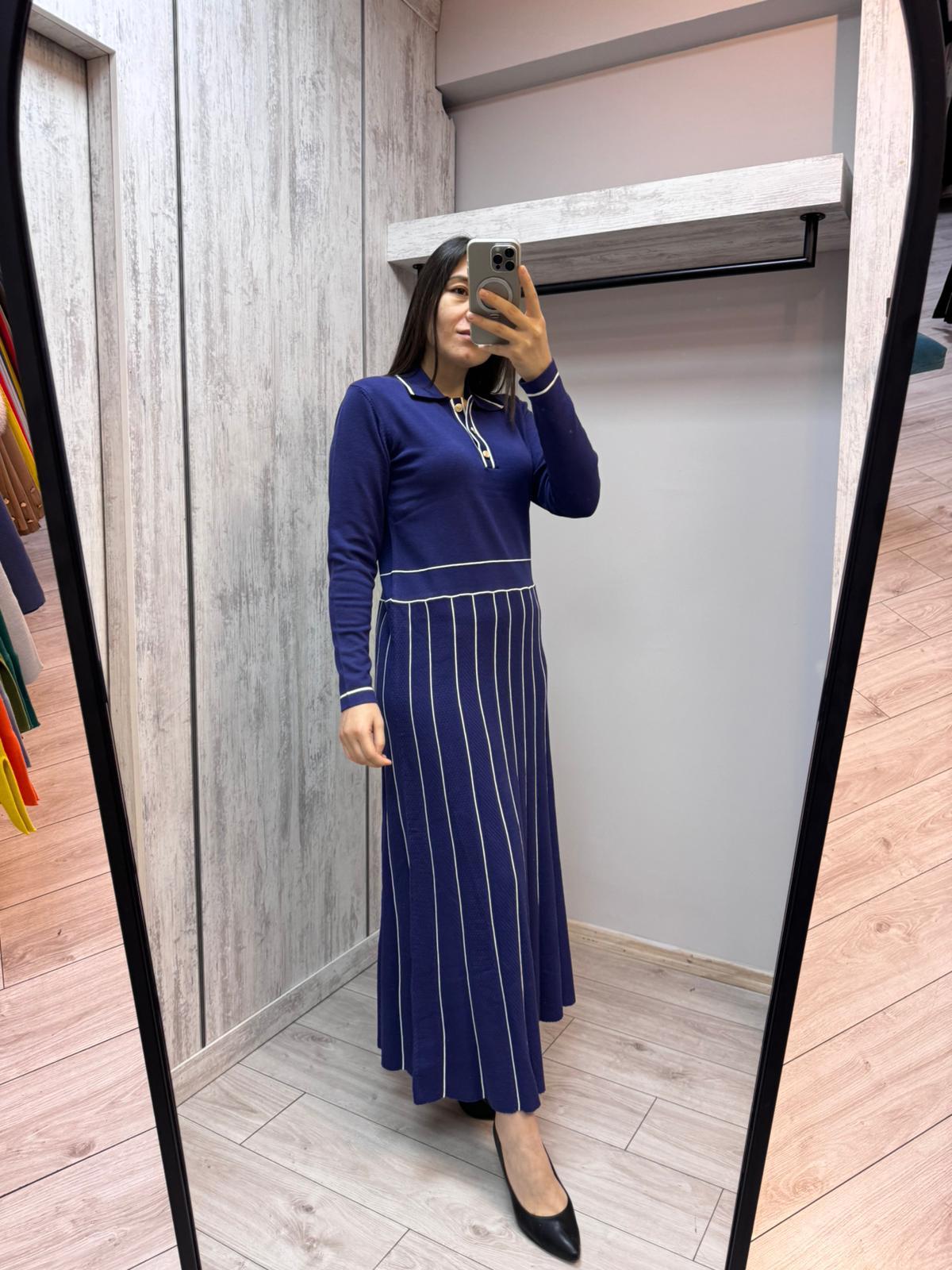 Missemramiss 4586 Lacivert Elbise