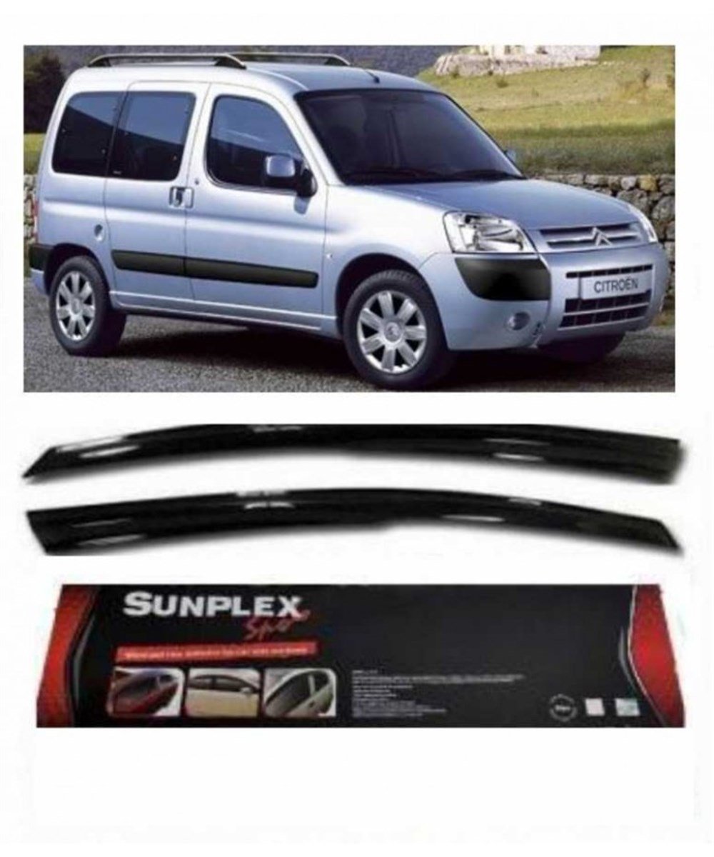 2li Cıtroen Berlingo-Peugeot Partner 2002-2008 Sport Mugen Tipi Cam Rüzgarlığı Sunplex  Kod:SPS35