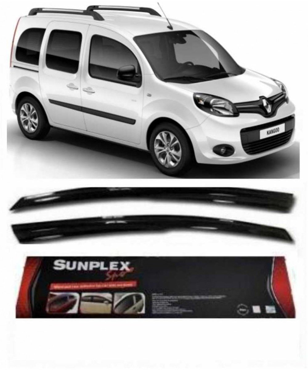 2li Renault Kangoo 2 2008 VE Sonrası Sport Mugen Tipi Cam RüzgarlığıI Sunplex Kod:SPS33