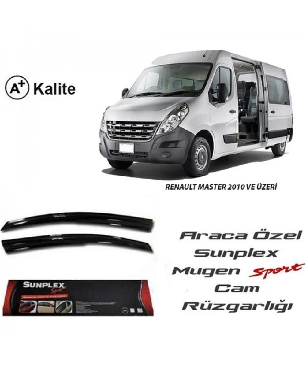 2li Renault Master Mügen Tipi  Sport  Style SUNPLEX Cam Rüzgarlığı Kod:SPS40