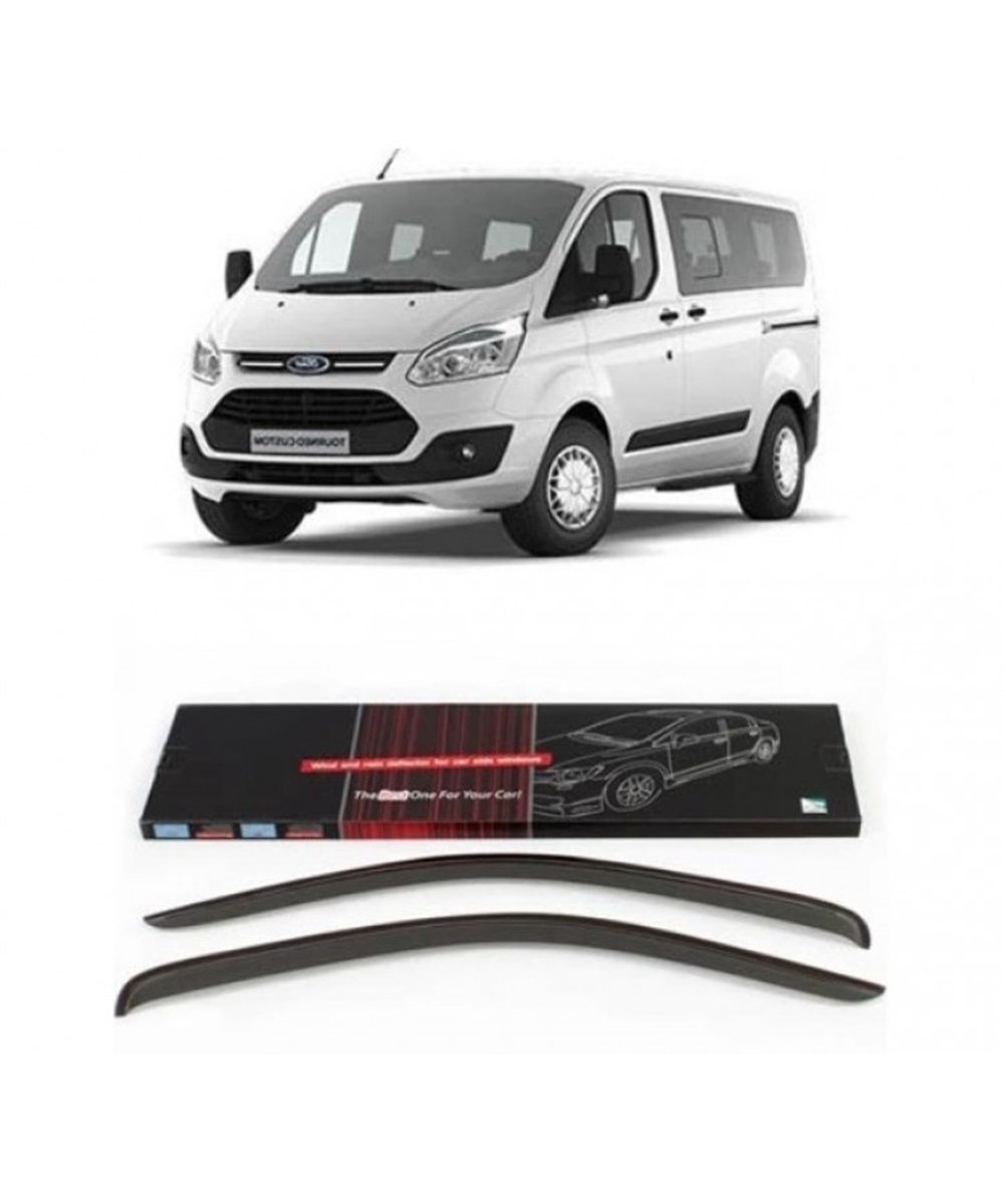 2li Transit Custom 2012-2015 Mügen Tipi Sport  Stlye SUNPLEX Cam Rüzgarlığı Kod:SPS57