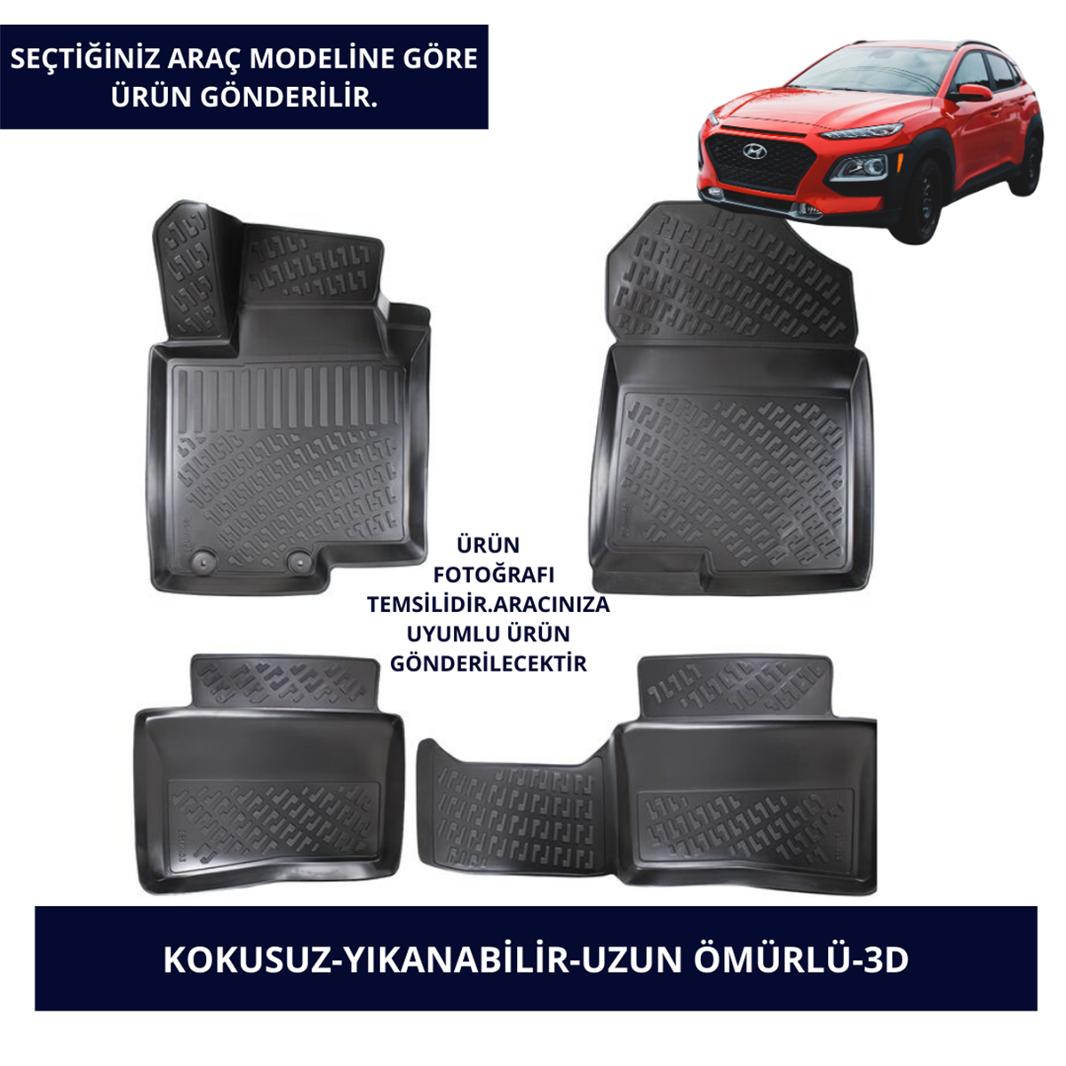 3D Kauçuk Paspas Hyundai