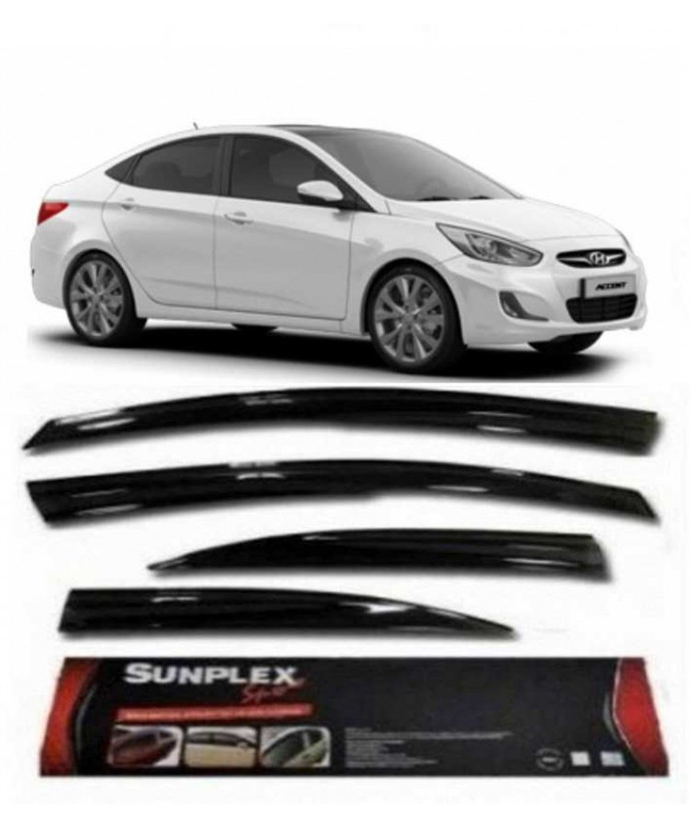 4 Lü Hyundai Accent Blue Ön-Arka  Sport  Style SUNPLEX Cam Rüzgarlığı Kod:SPS89