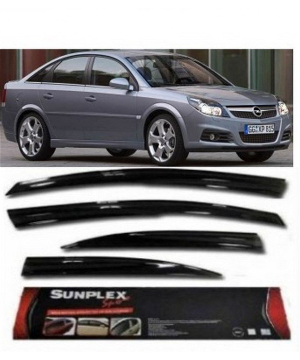 4lü Opel Vectra C Kasa Ön-Arka  Sport  Style SUNPLEX Cam Rüzgarlığı Kod:SPS200