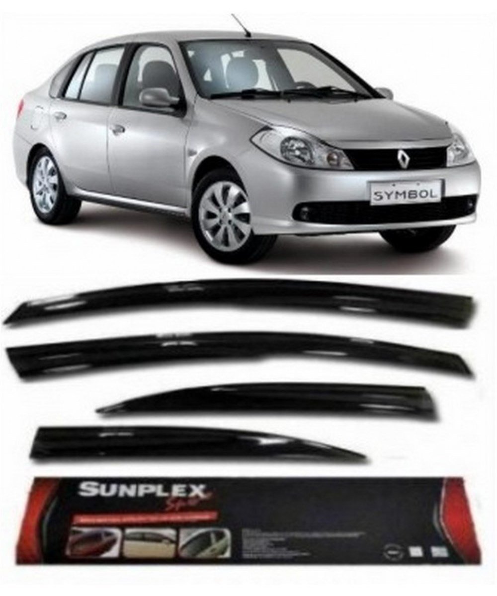 4lü Reno Cli̇o Symbol 2008-2012 Sport Style Sunplex Cam Rüzgarlığı Kod:sps19