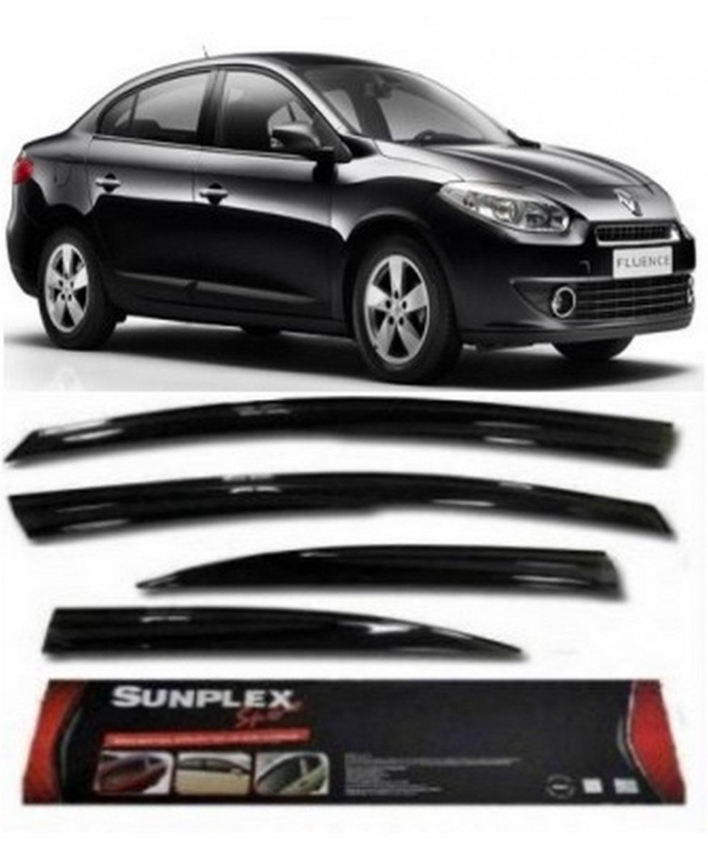 4lü Reno Fluence Sport Style Mugen Sunplex Cam Rüzgarlığı Kod:sps21