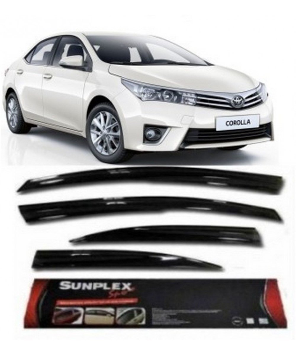 4lü Toyota Corolla  2013 Ve Sonrasi Ön-arka Sport Stlye Sunplex Cam Rüzgarlığı Kod:sps43