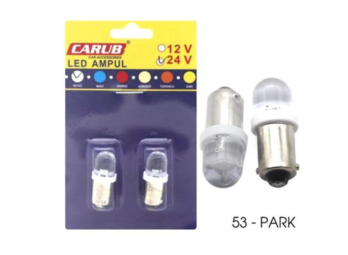 53 AMPUL 24V BEYAZ TAKIM (2 ADET) KOD:0404608