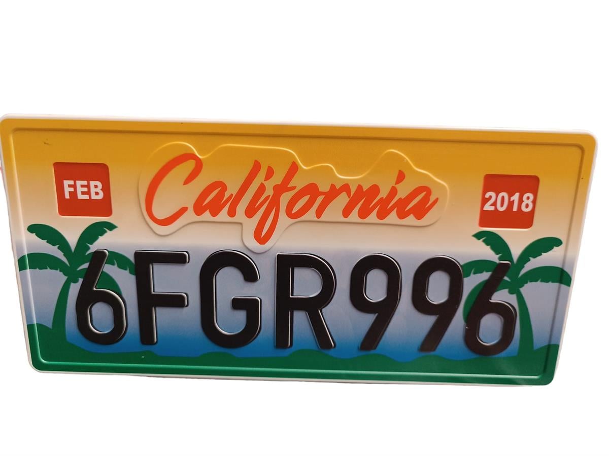 AMERİKAN PLAKA 29x14 CM CALIFORNIA KOD:ES-160