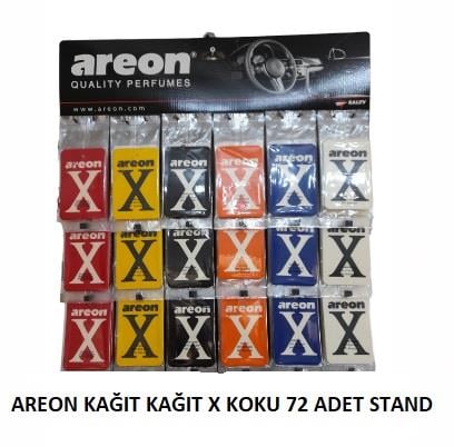 AREON KAĞIT KOKU X  72 ADET STANDARN8