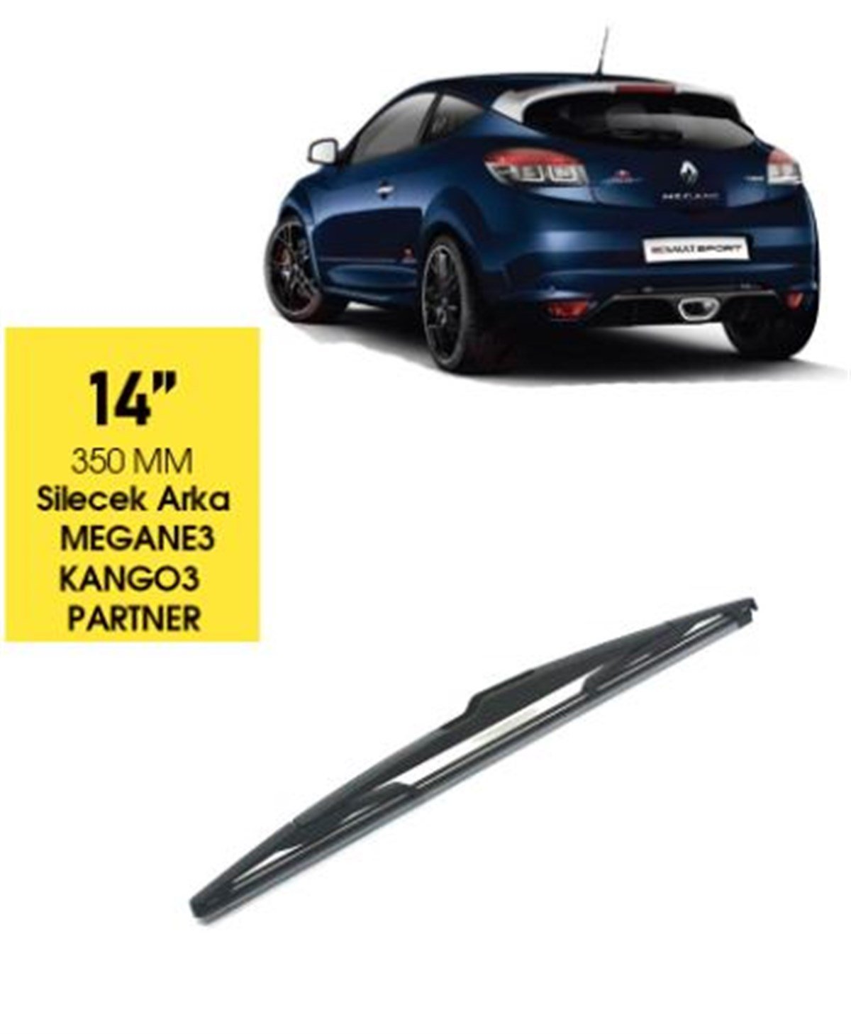 Arka Silecek Megane 3-Kangoo 3-Partner 14 inç/350 mm Kod:1353438