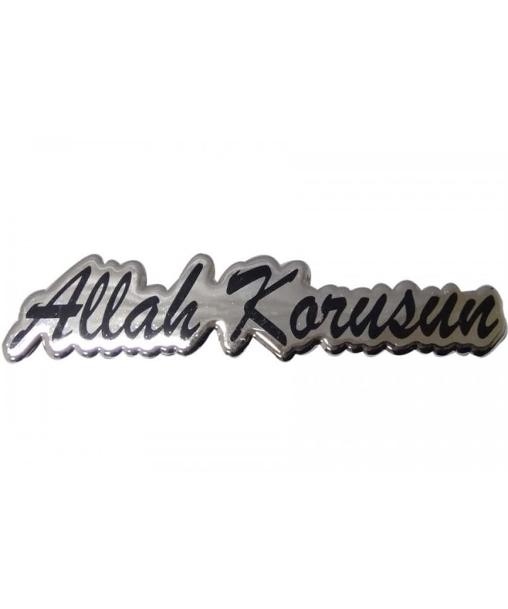 Arma (Krom Plastik Yazı) Allah Korusun 16cm Kod:16025