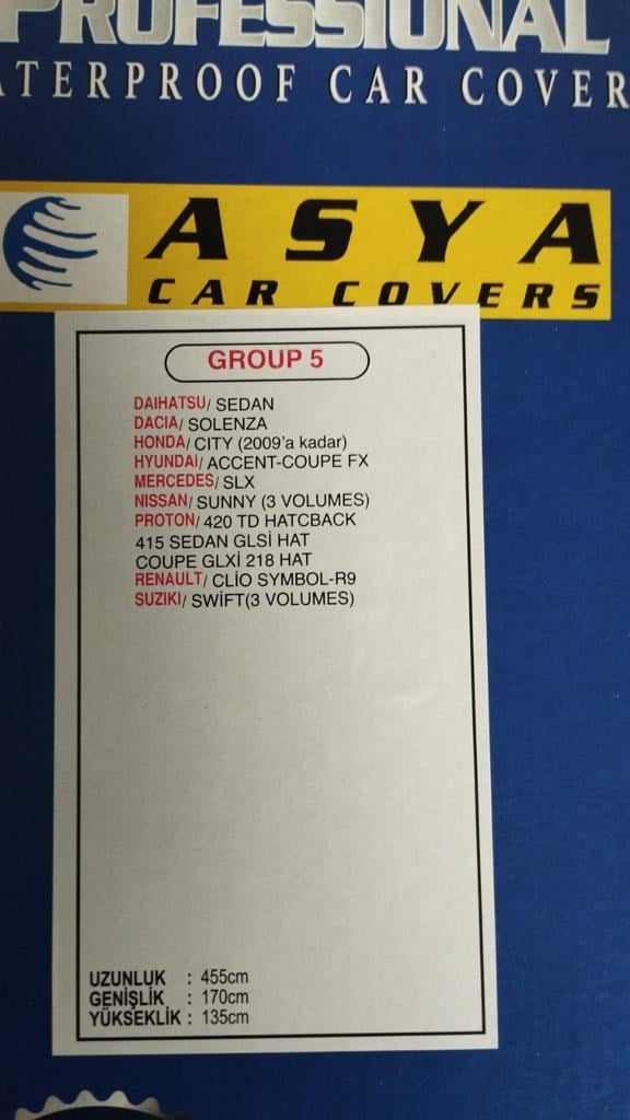 ASYA OTO BRANDA KOD:GRUP 5