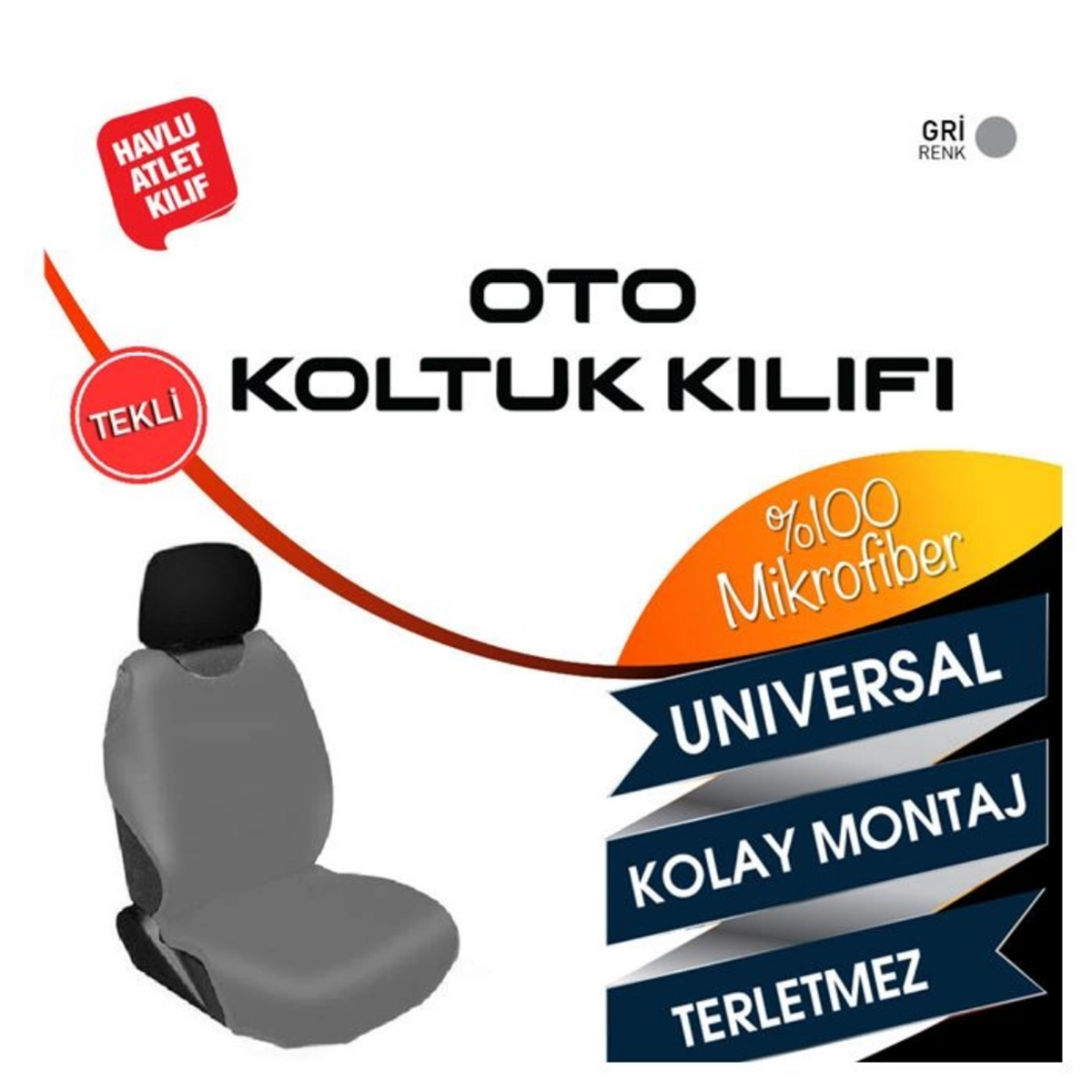 ATLET KILIFI HAVLU MİKROFİBER TERLETMEZ TEKLİ RENK ÇEŞİTLERİ KOD:4818010