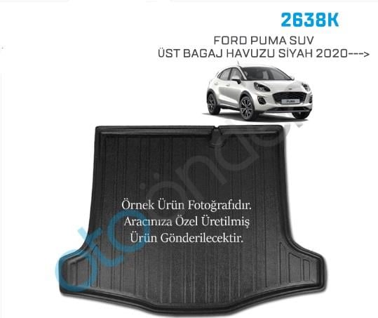 BAGAJ HAVUZU FORD PUMA SUV ÜST  SİYAH 2020--- KOD:2638K