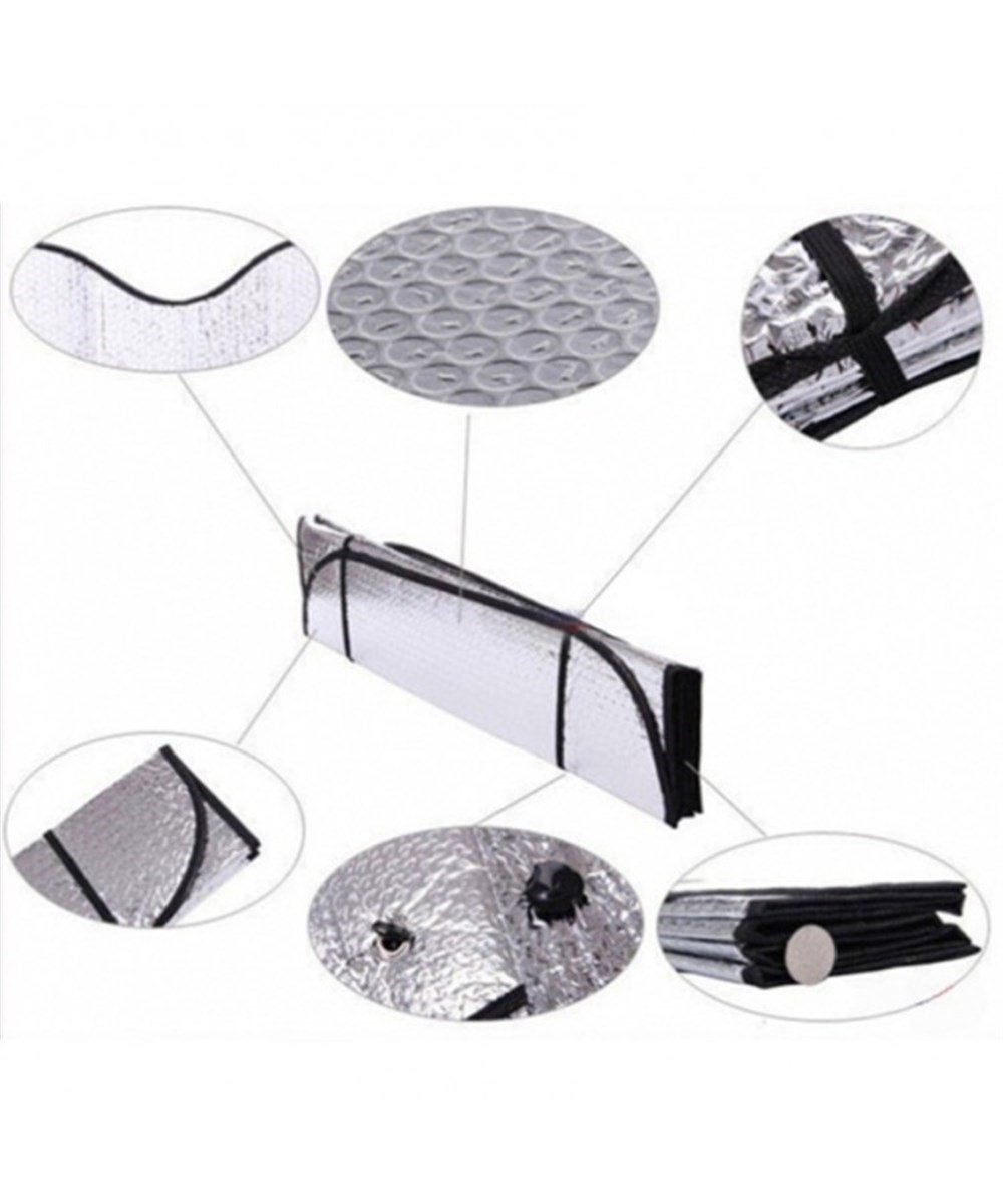 Balonlu Metalize Güneşlik Nikelaj  Minibüs 150x70cm  Kod:4954506