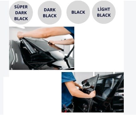 CAM FİLMİ 100CMX60M ÇİZİLMEZ BLACK %15 PMX  106005