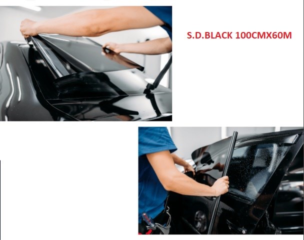 CAM FİLMİ 100CMX60M  ÇİZİLMEZ  S.D.BLACK %5 PMX 106008