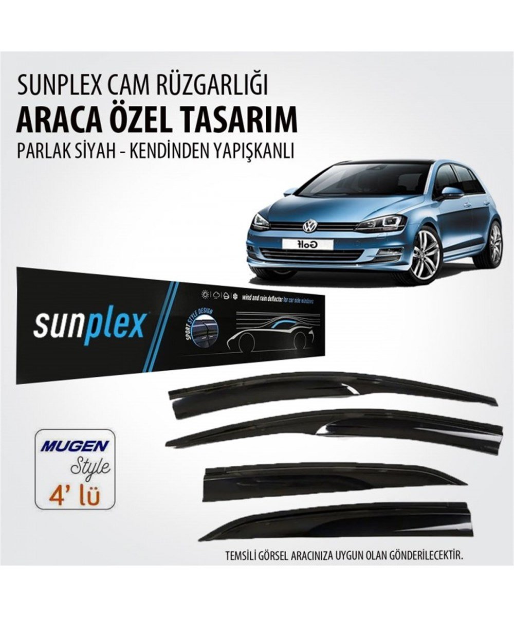 CAM RÜZGARLIĞI VW GOLF 5-6-7 2003-2019 MUGENCAM RÜZGARLIĞI VW GOLF 5-6-7 2003-2019 MUGEN  SP-S-109