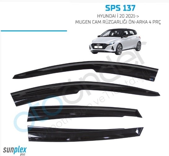 CAM RÜZGARLIK 4'LÜ HYUNDAİ İ20 2015 SONRASI KOD:SPS137