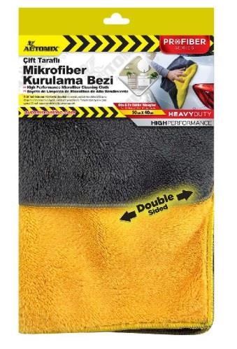 ÇİFT TARAFLI PROFESYONEL MİKROFİBER BEZ 50 AUTOMİX KOD:44748