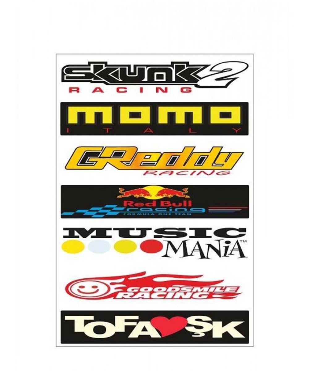 Çıkartma MOMO2 7 li set 11cmx2cm MOMO1