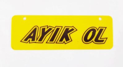 DEKOR YAZI  ÇEŞİT 22CMX15CM KOD:111900