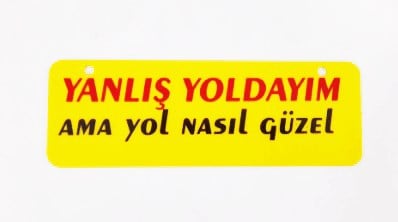 DEKOR YAZI  ÇEŞİT 22CMX15CM KOD:111900