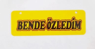 DEKOR YAZI  ÇEŞİT 22CMX15CM KOD:111900