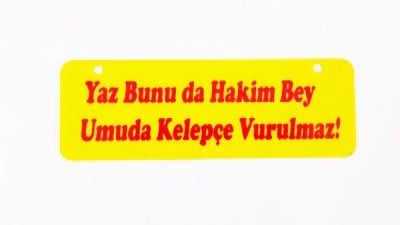 DEKOR YAZI  ÇEŞİT 22CMX15CM KOD:111900