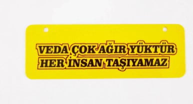 DEKOR YAZI  ÇEŞİT 22CMX15CM KOD:111900