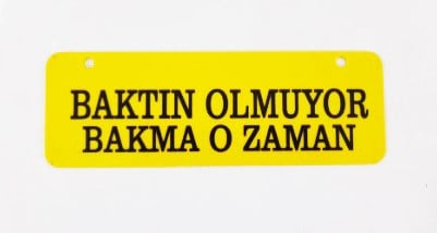 DEKOR YAZI  ÇEŞİT 22CMX15CM KOD:111900